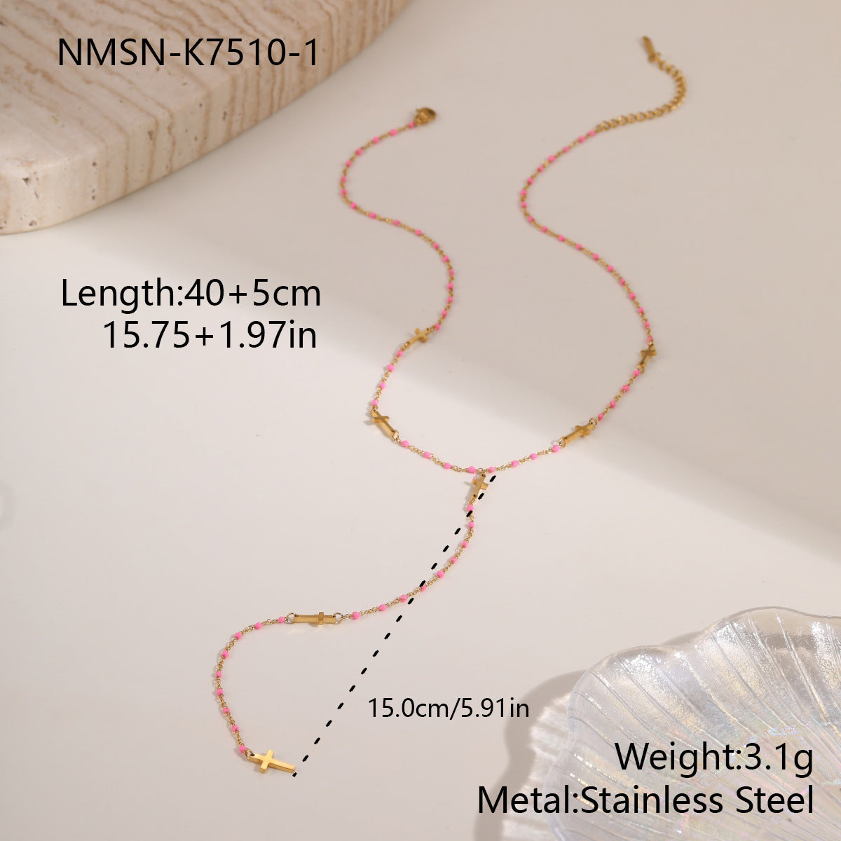 Stainless Steel Jewelry Tassel Necklace For Women