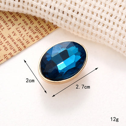 Jeans Button Hole Shoes Diy Accessories Bright Crystal Classic Style Ornament Accessories Upper Pearl Flower