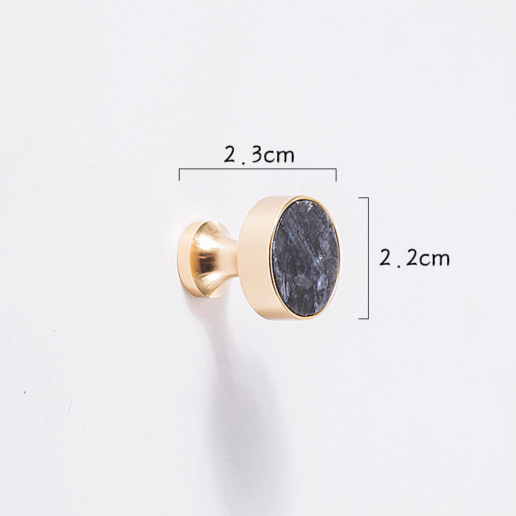 Original Marble Crystal Gold Pure Brass Handle Nordic Light
