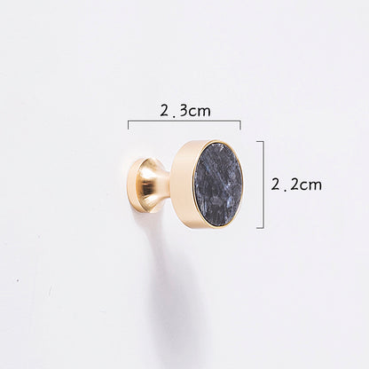 Original Marble Crystal Gold Pure Brass Handle Nordic Light