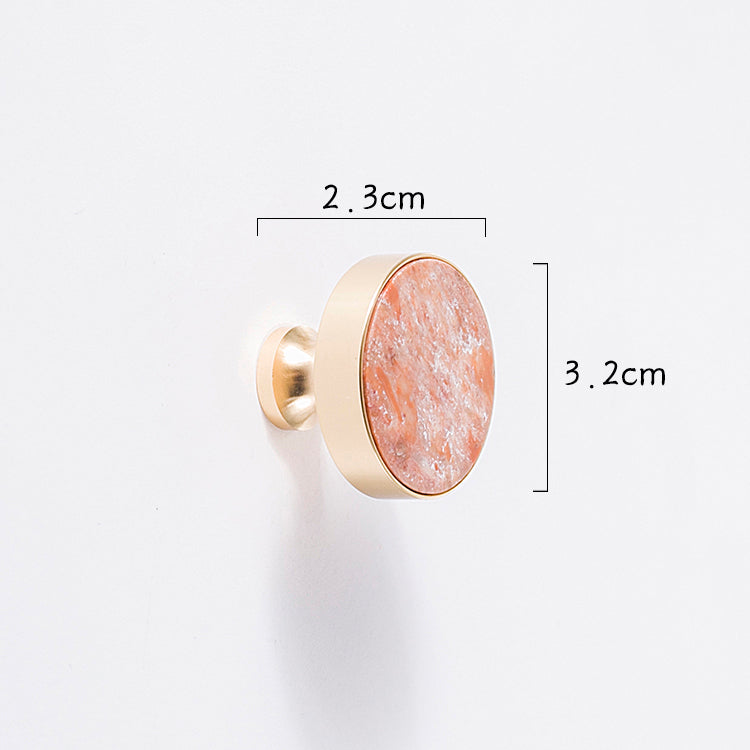 Original Marble Crystal Gold Pure Brass Handle Nordic Light