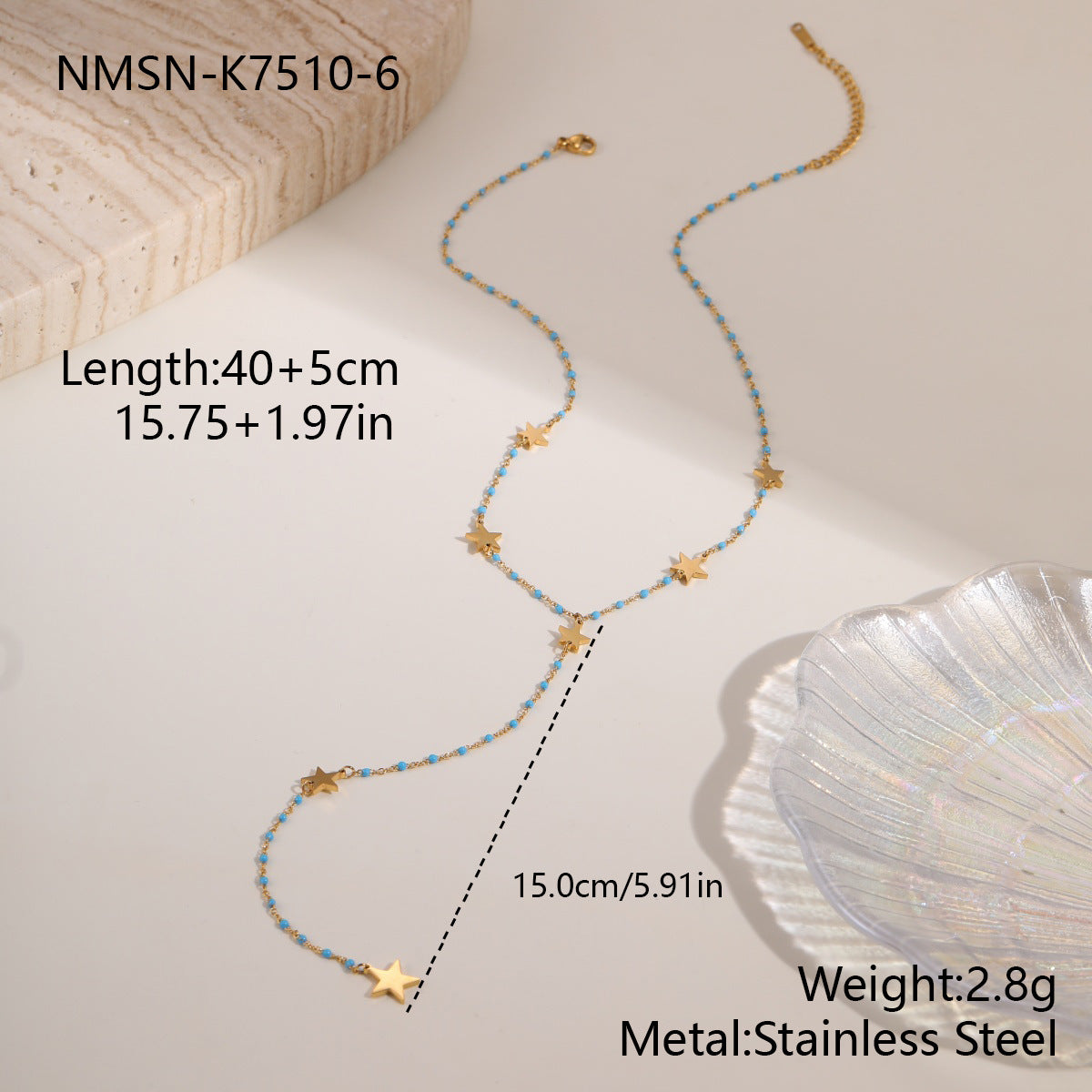 Stainless Steel Jewelry Tassel Necklace For Women