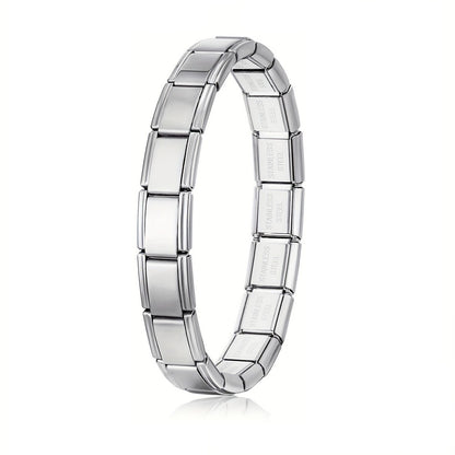 Stainless Steel Handmade Free-combination Blank Modular Bracelet