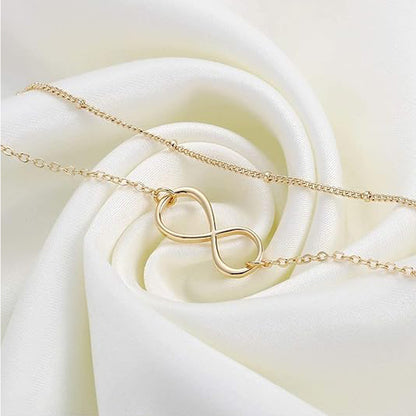 Dainty Gold Bracelets For Women, 14K Gold Filled Adjustable Layered Bracelet Cute Oval Chain  Bar Gold Bracelets For Women Jewelry