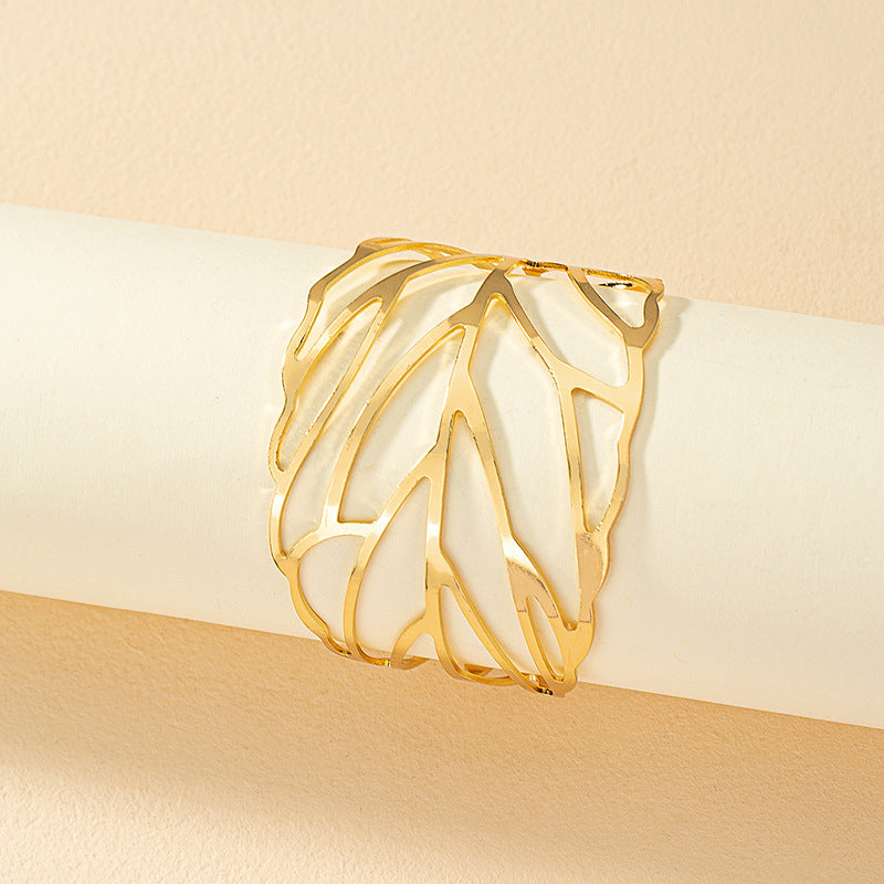 Design Leaf Bracelet For Women Vintage Jewelry