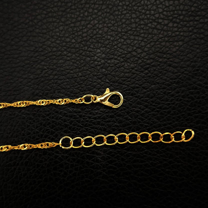Initial Letter Hexagon Pendant Necklace For Women Jewelry
