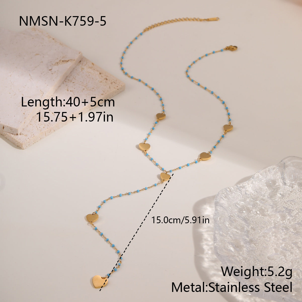 Stainless Steel Jewelry Tassel Necklace For Women