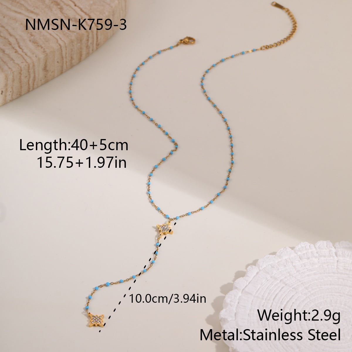 Stainless Steel Jewelry Tassel Necklace For Women