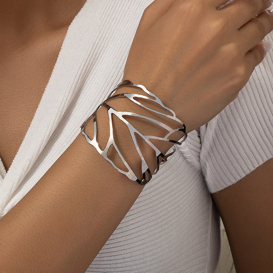 Design Leaf Bracelet For Women Vintage Jewelry