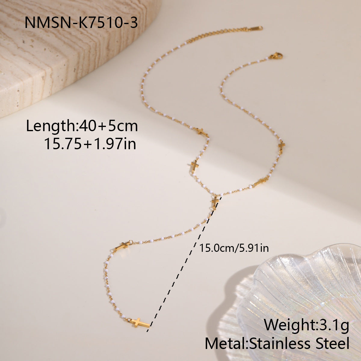 Stainless Steel Jewelry Tassel Necklace For Women