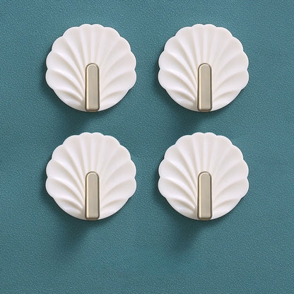 Shell Hook-Pearl White-4 pcs-1 bag-*[Patent]